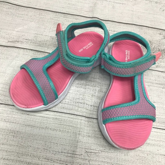 Skechers On-the-Go Sandals Girls Size 13 - Picture 9 of 9
